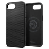 Husa de protectie Spigen Liquid Air compatibil cu iPhone 16e / iPhone 17e, Negru