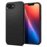 Husa de protectie Spigen Liquid Air compatibil cu iPhone 16e / iPhone 17e, Negru