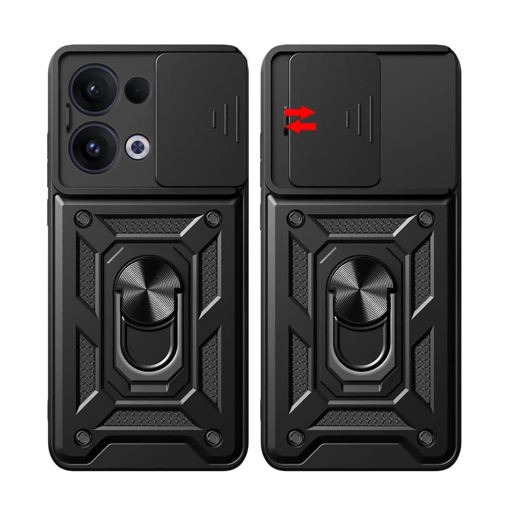 Husa de protectie Techsuit CamShield Series compatibil cu Oppo Reno13, Negru