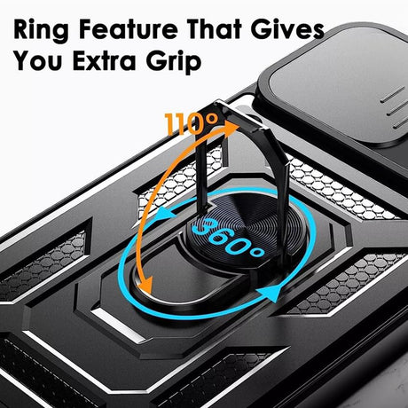 Husa de protectie Techsuit CamShield Series compatibil cu Oppo Reno13, Negru