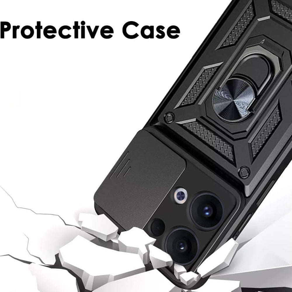 Husa de protectie Techsuit CamShield Series compatibil cu Oppo Reno13, Negru