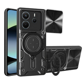 Husa de protectie Techsuit CamGuard Pro compatibil cu Xiaomi Redmi Note 14 4G (Regional), Negru