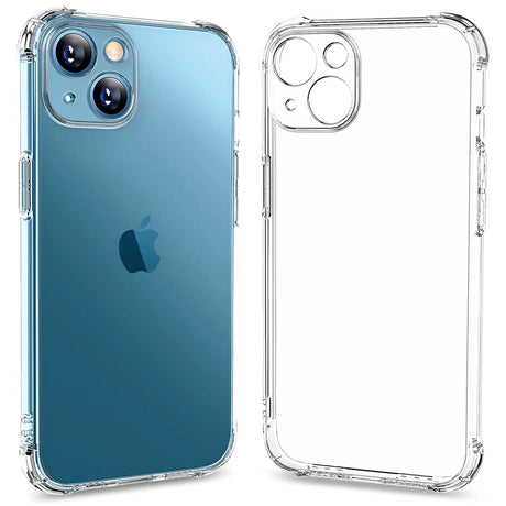 Husa de protectie Techsuit Shockproof Clear Silicone compatibil cu iPhone 16e / iPhone 17e, Transparent