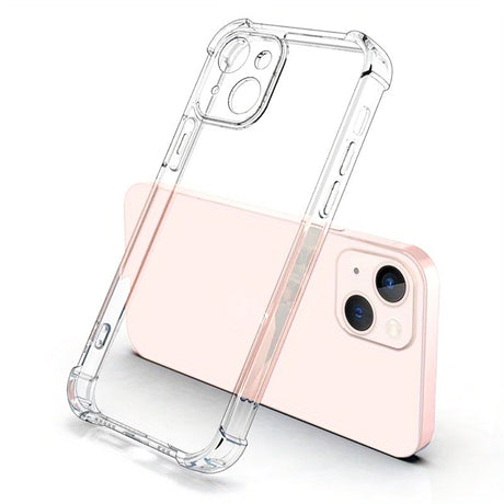 Husa de protectie Techsuit Shockproof Clear Silicone compatibil cu iPhone 16e / iPhone 17e, Transparent