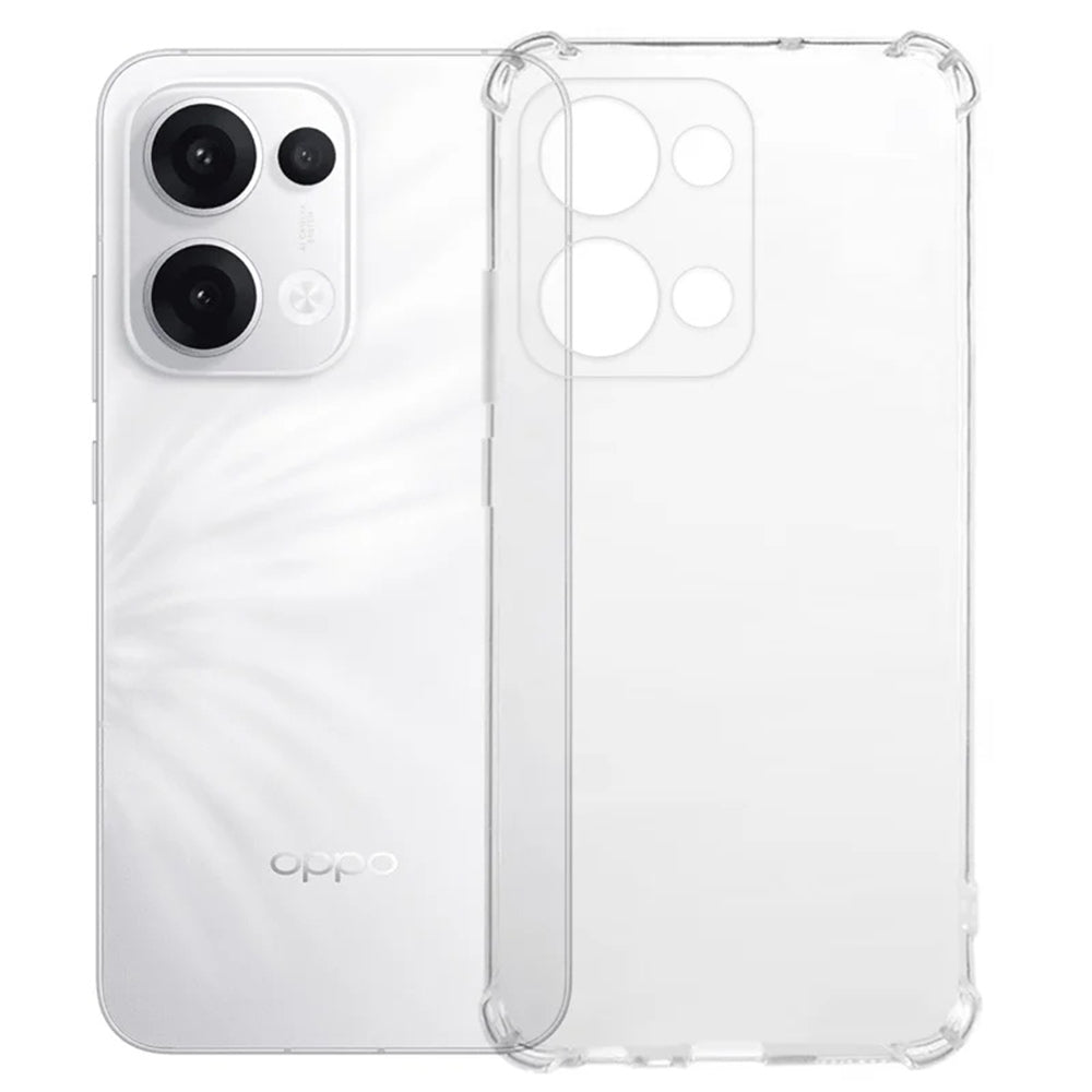 Husa de protectie Techsuit Shockproof Clear Silicone compatibil cu Oppo Reno13, Transparent