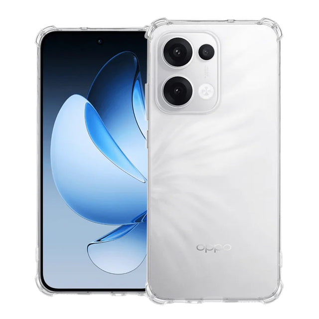 Husa de protectie Techsuit Shockproof Clear Silicone compatibil cu Oppo Reno13, Transparent