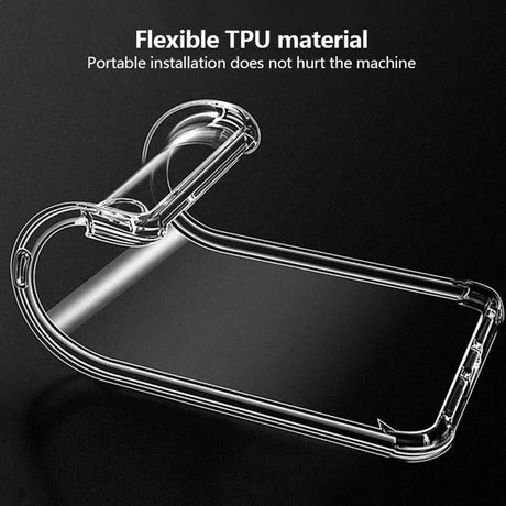 Husa de protectie Techsuit Shockproof Clear Silicone compatibil cu Oppo Reno13, Transparent