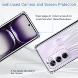 Husa de protectie Techsuit Shockproof Clear Silicone compatibil cu Oppo Reno13 Pro, Transparent