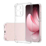 Husa de protectie Techsuit Shockproof Clear Silicone compatibil cu Oppo Reno13 Pro, Transparent