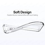 Husa de protectie Techsuit Shockproof Clear Silicone compatibil cu Honor Magic7 Pro, Transparent