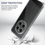 Husa de protectie Techsuit Shockproof Clear Silicone compatibil cu Honor Magic7 Pro, Transparent