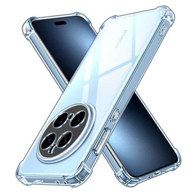 Husa de protectie Techsuit Shockproof Clear Silicone compatibil cu Honor Magic7 Pro, Transparent