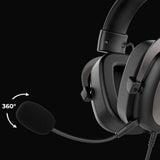 Casti Havit Gaming (H2002d), Detachable Microphone, 53mm Speaker, Compatible with PS4/XBOX, Jack 3.5mm, 2m, Rosu