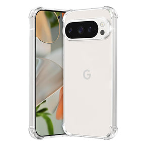 Husa de protectie Techsuit Shockproof Clear Silicone compatibil cu Google Pixel 9 Pro, Transparent