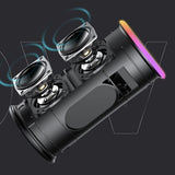 Casti Havit Wireless Speaker (SK833BT), Type-C, Bluetooth 5.3, TWS, TF, USB, Hands-Free Calls, RGB Lights, IPX6, 4000mAh, Negru