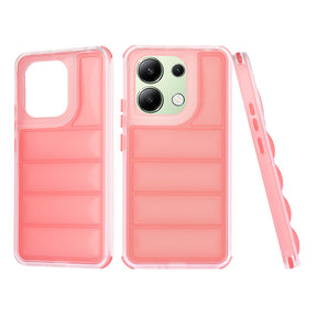 Husa de protectie Techsuit Wave Shield compatibil cu Xiaomi Redmi Note 13 4G, Rosu