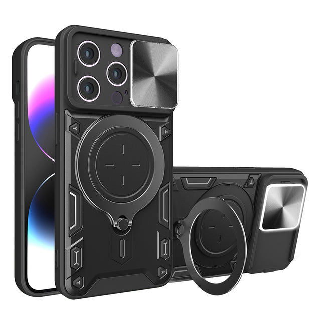 Husa de protectie Techsuit CamGuard Pro compatibil cu iPhone 14 Pro, Negru