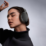 Casti Acefast Wireless Headset (H6), Type-C, Bluetooth 5.3, Active Noise Reduction, IPX4, 500mAh, Hi-Fi Sound, Negru