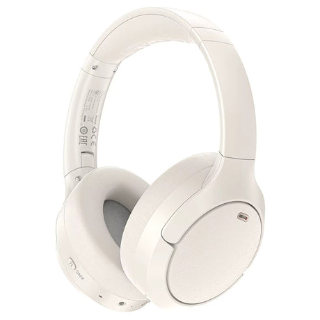 Casti Acefast Wireless Headset (H6), Type-C, Bluetooth 5.3, Active Noise Reduction, IPX4, 500mAh, Hi-Fi Sound, Alb