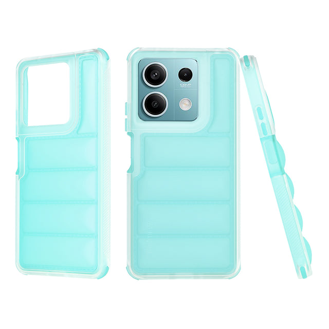 Husa de protectie Techsuit Wave Shield compatibil cu Xiaomi Redmi Note 13 5G, Turcoaz