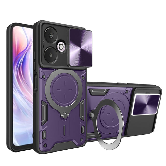 Husa de protectie Techsuit CamGuard Pro compatibil cu Xiaomi Redmi 13C 5G, Mov