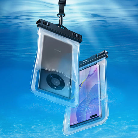 ESR Waterproof Case, IPX8, for Phone 6.5", Negru