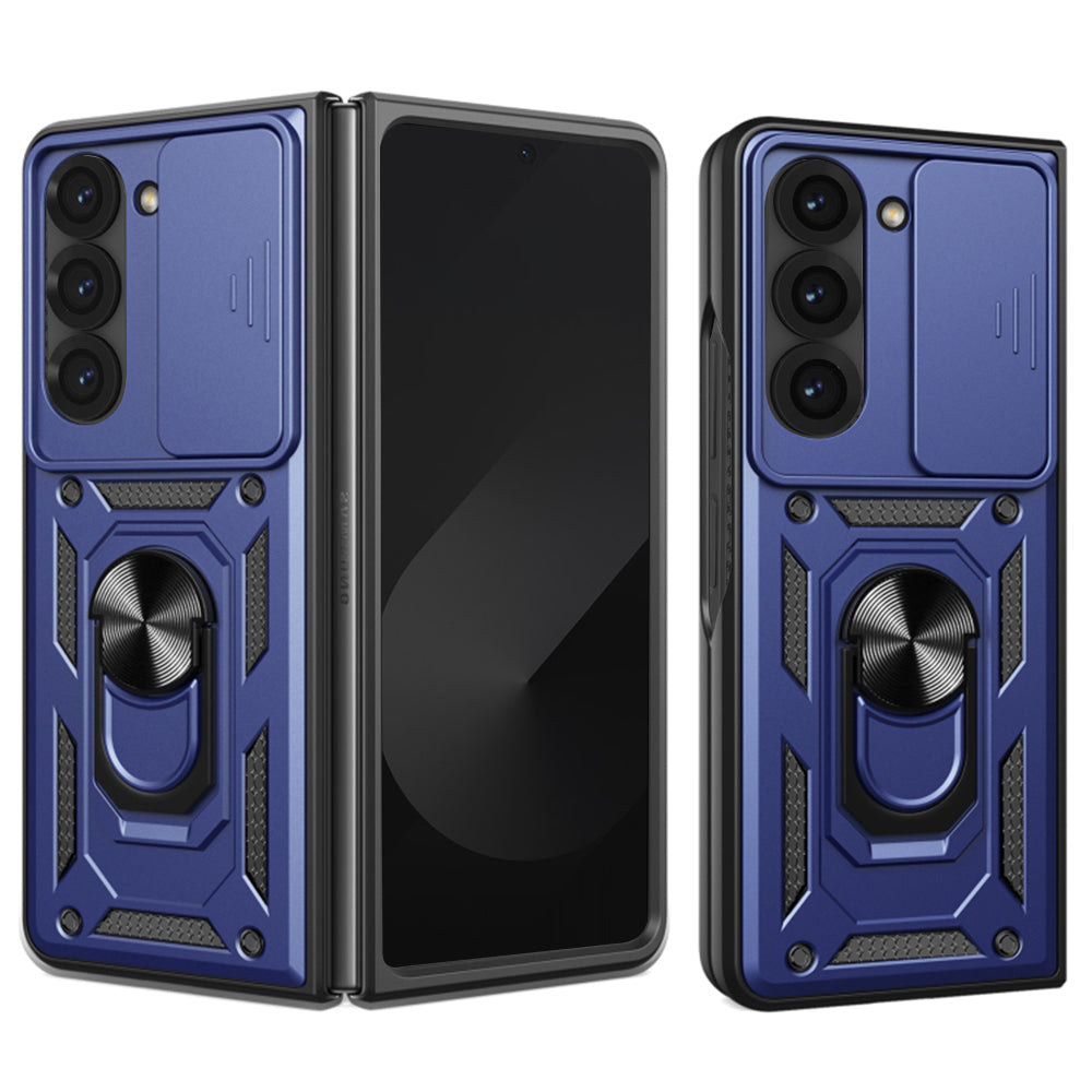 Husa de protectie Techsuit CamShield Series compatibil cu Samsung Galaxy Z Fold6, Albastru