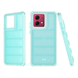 Husa de protectie Techsuit Wave Shield compatibil cu Motorola Moto G84, Turcoaz