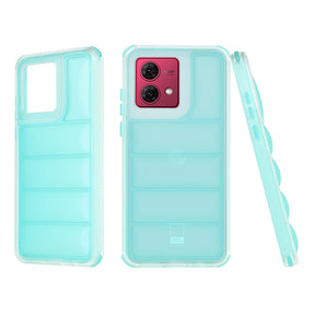 Husa de protectie Techsuit Wave Shield compatibil cu Motorola Moto G84, Turcoaz