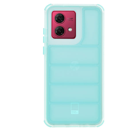 Husa de protectie Techsuit Wave Shield compatibil cu Motorola Moto G84, Turcoaz