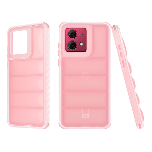 Husa de protectie Techsuit Wave Shield compatibil cu Motorola Moto G84, Roz