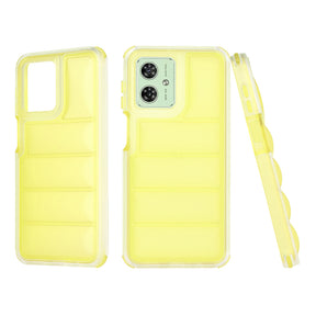 Husa de protectie Techsuit Wave Shield compatibil cu Motorola Moto G54, Galben