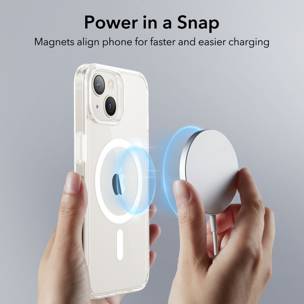 Husa de protectie ESR Classic Hybrid HaloLock compatibil cu iPhone 14 / iPhone 13, Transparent