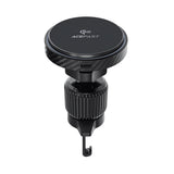 Suport Acefast with Wireless Charging (D33), for iPhone, Magnetic Grip, for Air Vent, Qi2, LED Light, 15W, Negru