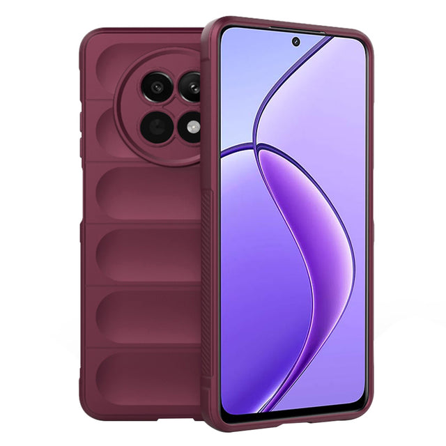 Husa de protectie Techsuit Magic Shield compatibil cu Realme 12 / 12x, Bordo