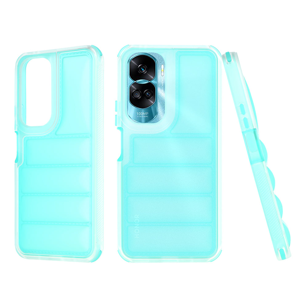 Husa de protectie Techsuit Wave Shield compatibil cu Honor 90 Lite, Turcoaz