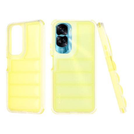 Husa de protectie Techsuit Wave Shield compatibil cu Honor 90 Lite, Galben