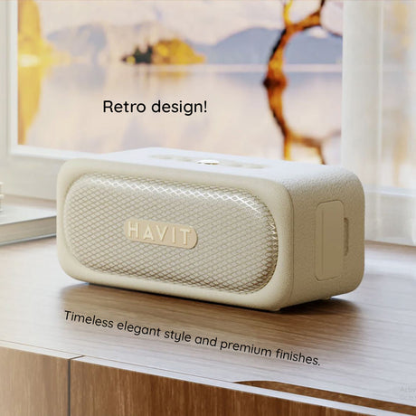 Casti Havit Wireless Speaker (SK905BT), Type-C, Bluetooth 5.3, TWS, TF, AUX, Hands-Free Call, IPX7, 2000mAh, Negru