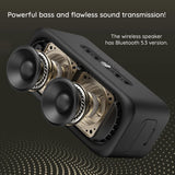 Casti Havit Wireless Speaker (SK905BT), Type-C, Bluetooth 5.3, TWS, TF, AUX, Hands-Free Call, IPX7, 2000mAh, Negru