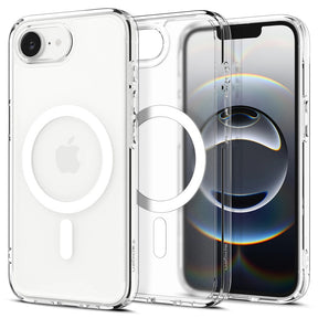 Husa de protectie Spigen Ultra Hybrid MagSafe (ACS09145) compatibil cu iPhone 16e / iPhone 17e, Frost White