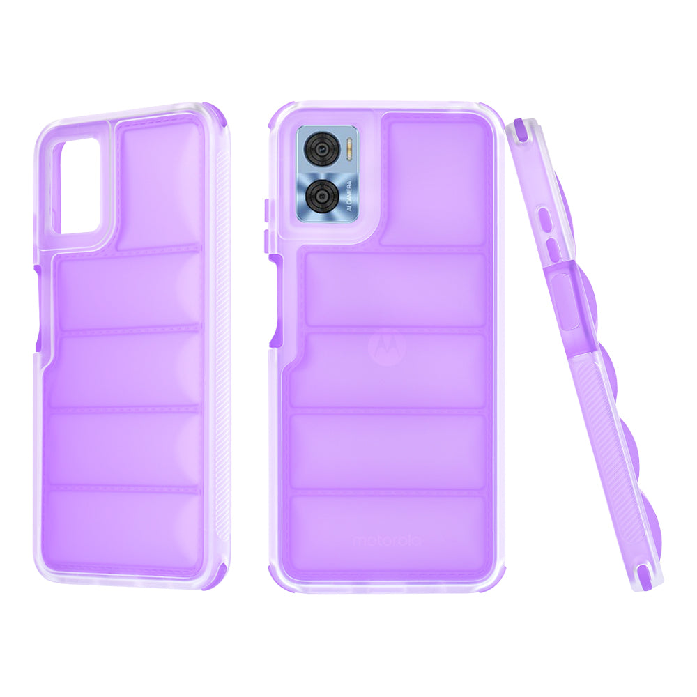 Husa de protectie Techsuit Wave Shield compatibil cu Motorola Moto E22 / Moto E22i, Violet