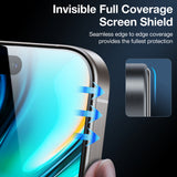 Folie de protectie Torras GlassGo Install Master Privacy compatibil cu iPhone 16 Pro, Negru