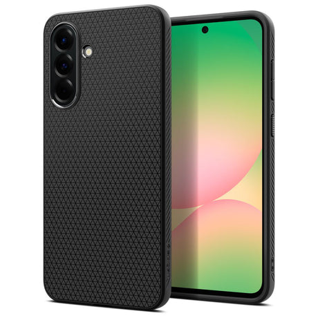 Husă Spigen Liquid Air ACS09291 neagră pentru Samsung Galaxy A56 5G