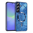 Husa de protectie Techsuit Luxury Glitter MagSafe compatibil cu Samsung Galaxy A36 5G / A56 5G, Albastru Inchis