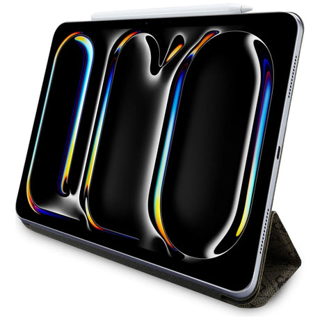 Husa de protectie tableta Guess Magnetic 4G Big Logo (GUFC11PM24PS4SGW) compatibil cu iPad Pro 11 (2024) / iPad Pro 11 (2025), Maro
