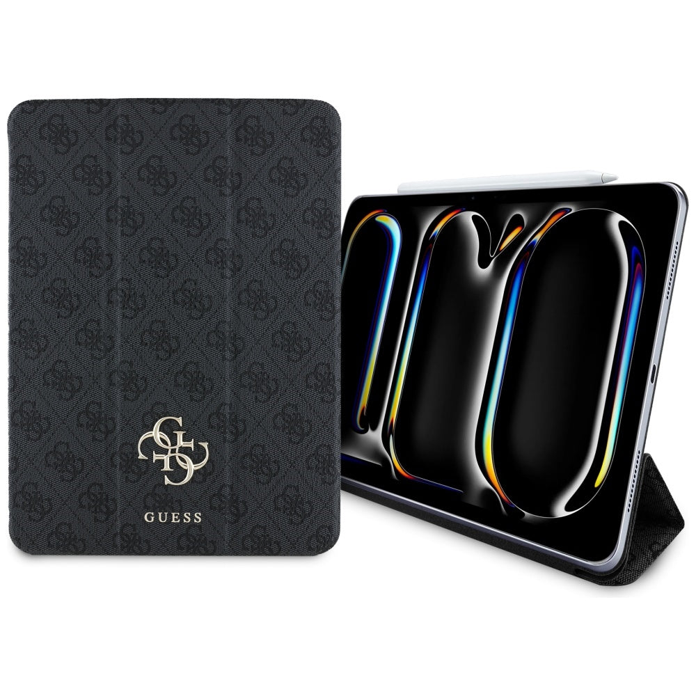 Husa de protectie tableta Guess Magnetic 4G Big Logo (GUFC11PM24PS4SGK) compatibil cu iPad Pro 11 (2024) / iPad Pro 11 (2025), Negru