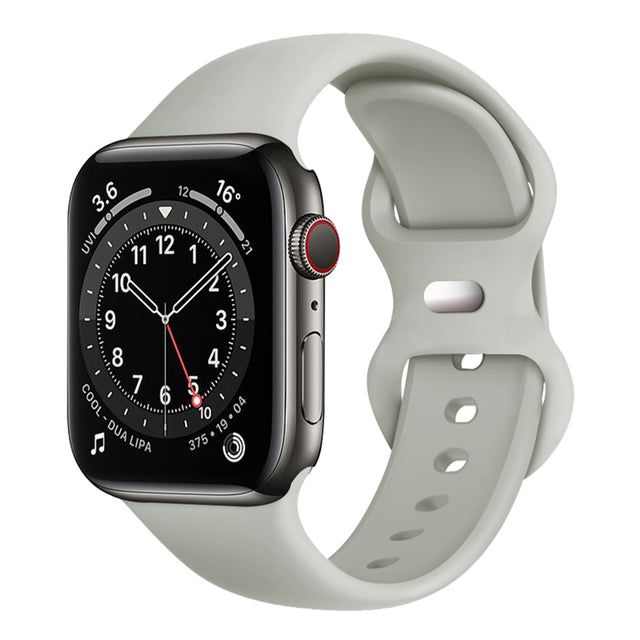 Curea smartwatch Techsuit Watchband (W031) compatibil cu Apple Watch 1/2/3/4/5/6/7/8/9/10/11/SE/SE 2/SE 3/Ultra/2/3 (42/44/45/46/49mm), Gri
