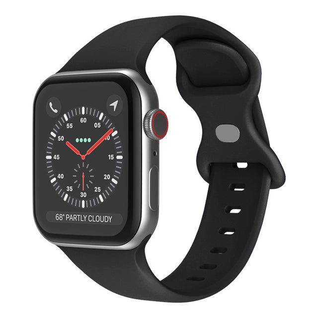 Curea smartwatch Techsuit Watchband (W031) compatibil cu Apple Watch 1/2/3/4/5/6/7/8/9/10/11/SE/SE 2/SE 3/Ultra/2/3 (42/44/45/46/49mm), Negru