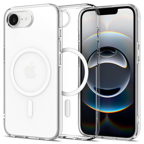 Husă Spigen Liquid Crystal compatibil MagSafe pentru iPhone 16e / iPhone 17e, transparentă