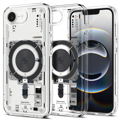 Husă de protecție Spigen Ultra Hybrid MagSafe neagră pentru iPhone 16e
